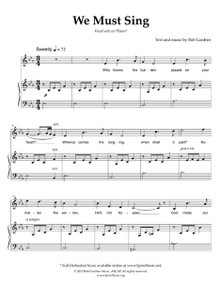 We Must Sing