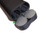 ProFishional Customised Twin Fishing Rod Tubes Made from Cordura Ideal for Travelling with Multiplied Rods Colour Black showing open