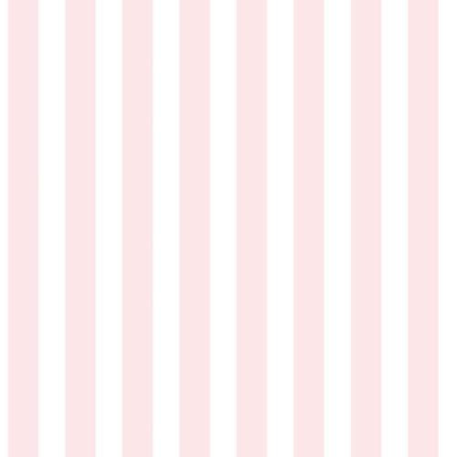 Pink and white on sale striped wallpaper