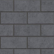 343226 - Versace 3D Tiles Black Charcoal AS Creation Wallpaper