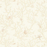 344961 - Versace Nautical Shell Coral Beige Cream AS Creation Wallpaper