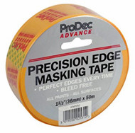 1.5" (36Mm) Prodec Advance Low Tack Precision Edge Masking Tape 50m Roll
