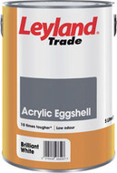 Leyland 5ltr Acrylic Eggshell Water Based Paint Brilliant White