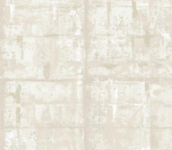 1804-120-02  - Aurora Metal Effect Natural Beige White 1838 Wallpaper
