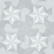 G67985 - Organic Textures Tiled Stars Grey Silver Galerie Wallpaper