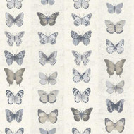 G67993 - Organic Textures Butterflies Beige Brown Grey Galerie Wallpaper