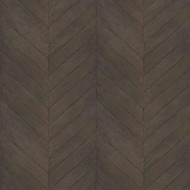 G67997 - Organic Textures Herringbone Wooden Tiles Brown Galerie Wallpaper