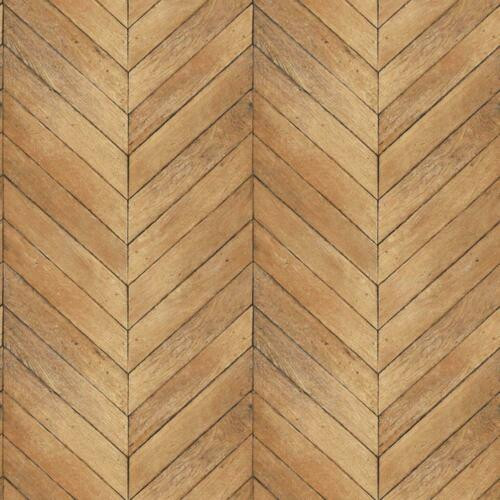 G67998 - Organic Textures Herringbone Wooden Tiles Light Brown Galerie  Wallpaper - Shades Colour Centre