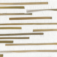 KAM102 - Kami-Ito Woodstick Ivory Brown Omexco Wallpaper