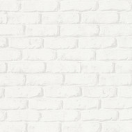 343011 - Boys & Girls Brickwork Grey White AS Creation Wallpaper