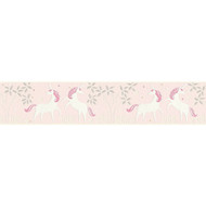 369903 - Boys & Girls Unicorns Pink White AS Creation Wallpaper