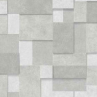 FD25353 - Architecture Metallic Squares Grey Silver Fine Decor Wallpaper