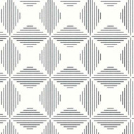 FD25510 - Theory Abstract Linear Star Black & White Fine Decor Wallpaper