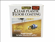 Rustins Clear Plastic Floor Coating Satin 4 Litre