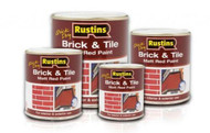 Rustins Quick Drying Brick & Tile Red Paint - 2.5 Litre