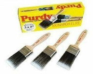 Purdy Monarch Elite Synthetic Bristle Paint Brush Set 3 x 2"