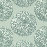 112176 - Momentum 6 Pompom Dahlias Titanium Graphite Harlequin Wallpaper