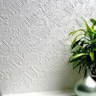 RD0648 Anaglypta Supaglypta Howard White Paintable Textured Wallpaper