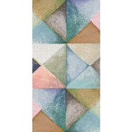 84882401 - Beauty Full Image Geometric Chalky Tiles Brown Casadeco Mural