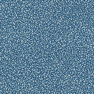 100026909 - Jungle Dainty Scattered Leaves Blue Casadeco Wallpaper