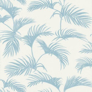 100039000 - Jungle Palm Leaves Grey Casadeco Wallpaper
