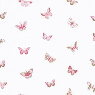 100824535 - Girl Power Butterflies Pink Casadeco Wallpaper