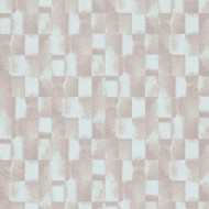 83844134 - Idylle Metal Tile Geometric Pink Casadeco Wallpaper