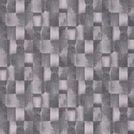 83849317 - Idylle Metal Tile Geometric Grey Casadeco Wallpaper