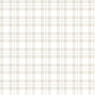 G78394 - Tiny Tots 2 Plaid Greige Galerie Wallpaper