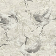 36102 - Patagonia Cranes Birds Beige Holden Wallpaper