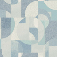 65852 - Alchemy Textured Abstract Retro Blue Holden Wallpaper