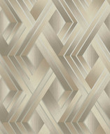 36190 - Patagonia Geometric Taupe Grey Holden Wallpaper