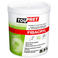 1kg Toupret Fibacryl White Flexible Repair Filler Ready Made Tub