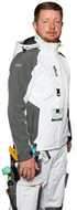 AXUS Decor - S-Tex Jacket White/Grey - Small