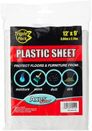 Axus Decor Axu/Dsp129 Polythene Dust Sheet (Pack Of 3)