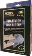 Axus Decor XL Pro Finish Tack Cloths Rags Pack 12 Individually Wrapped