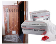 Prodec Advance Super Cling Dust Sheet 200M2 + Free Cutter
