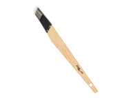 0.25" Axus Decor Synthetic Stiff Bristle Angled Flat Fitch Paint Brush