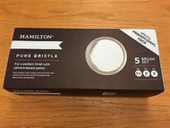 Hamilton Perfection 5pce Pure Bristle Paint Brush Set 2x1.5", 2x2",1x3"