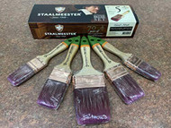 Staalmeester 5pce Flat Paint Brush Set 2010 Original Series 2 x1.5",2 x 2",1x3"