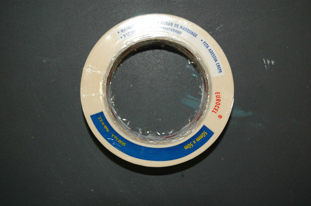 1" (25mm) Superior Eurocell Masking Tape 50mtrs Long Shades Colour Centre