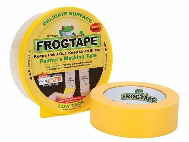 Frogtape Low Tack Painters Masking Tape Delicate Surface 36mm x 41.1mtr -  Shades Colour Centre