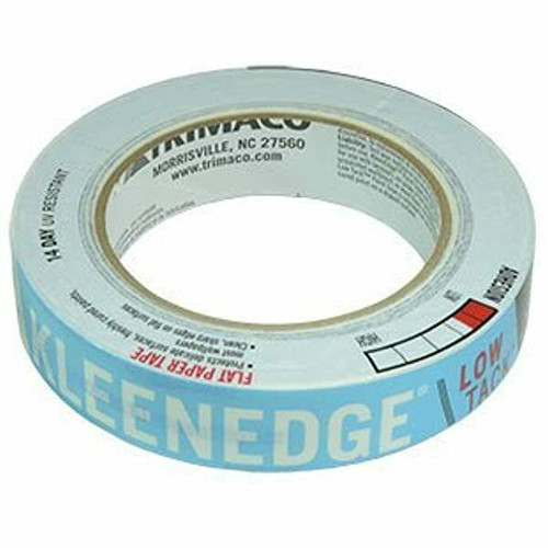 1" Low Tack Kleenedge Paint Masking Tape 24mm x 50mtr Shades Colour