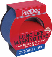 2"  (50mm) Prodec Long Life UV Resistant Masking Tape Leave up to 21 days