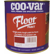 5lt Coo-Var Solvent Oil Based Interior & Exterior Floor Paint Tile Red