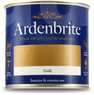 250ml Tin - Ardenbrite Water-Borne Metallic Paint - Gold