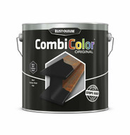 2.5lt Rustoleum Combicolor Original Solvent Oil Based Matt Black Metal Paint