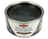 500ml Liberon Furniture Wax Polish Black Bison Walnut