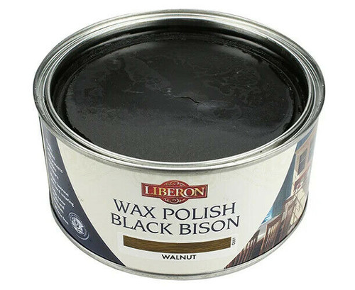 500ml Liberon Furniture Wax Polish Black Bison Walnut - Shades Colour ...