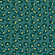 18535 - Into the Wild Leopard Print Green Galerie Wallpaper